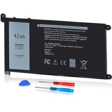 42Wh WDX0R WDXOR 11.4V Battery for Dell Inspiron 13 7375 7368 7378 5368 5378 ...