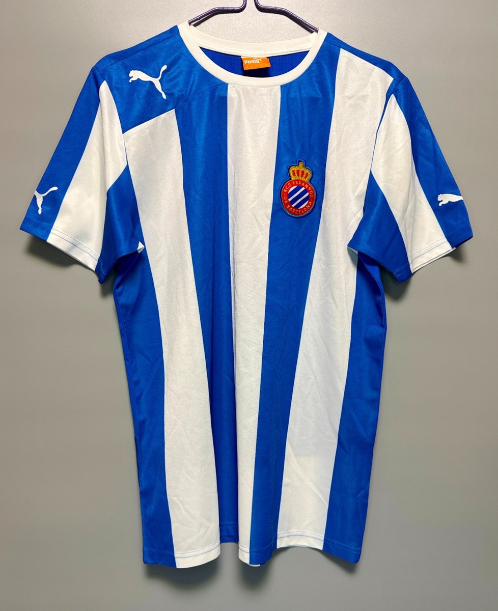 PUMA エスパニョール 2012-13 ホーム ユニフォーム L ゲームシャツ RCD ESPANYOL SPAIN 2013/2014 PUMA HOME FOOTBALL SOCCER JERSEY