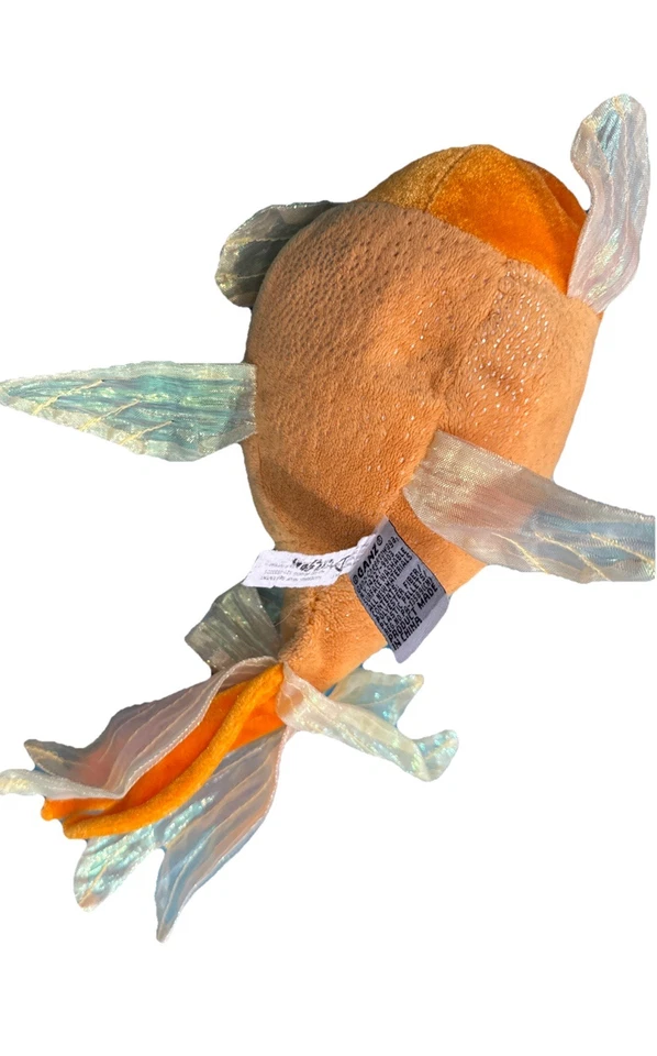 Rare Ganz Webkinz Fantail Goldfish Orange Fish Collectible Plush Stuffed Animal - Image 3 of 4