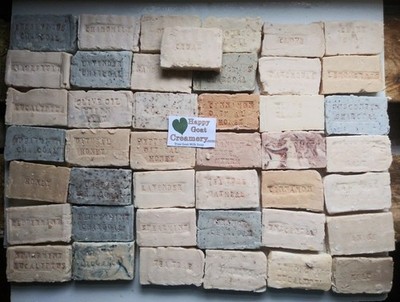 21 BARS GOAT MILK SOAP CHRISTMAS GIFT CHEAP FREE SHIPPING FROM HAPPY GOAT...