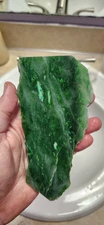12oz(340g) Indonesian nephrite jade rough slab