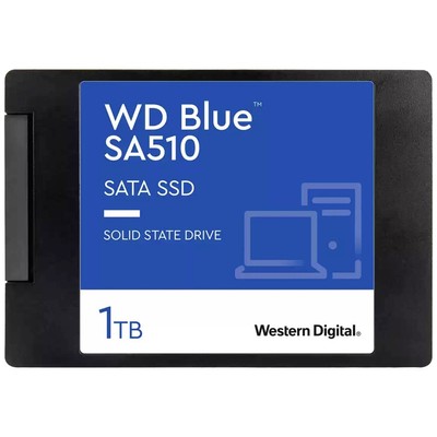 Western Digital Blue  SA510 1 TB Interne SATA SSD 6.35 cm (2.5 Zoll) SATA 6 G...
