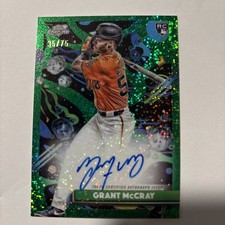 2025 Topps Cosmic CCA-MC Matt Chapman Green Space Dust Auto 35/75 Giants