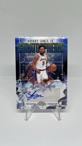 2025-26 Topps Chrome Stratospheric Autograph Bronny James Jr. #SM-BJJ Lakers