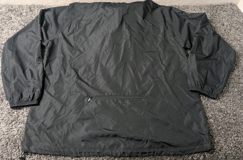 Reel Legends Jacket Men's XL Full Zip Black Windbreaker Light Weight - Picture 2 of 5