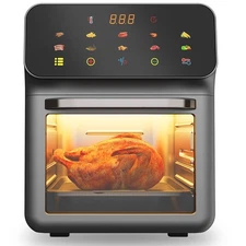 10 Quart Air Fryer Convection Toaster Oven, 10 In 1 Multifunction With Roast