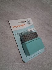 ImpressArt Bridgette Lowercase Alphabet Set Metal 3mm Stamps 27 Pieces NEW