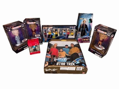 Star Trek Collector Lot Barbie Ken Gift Set PEZ Tom Paris Ferengi Talosian