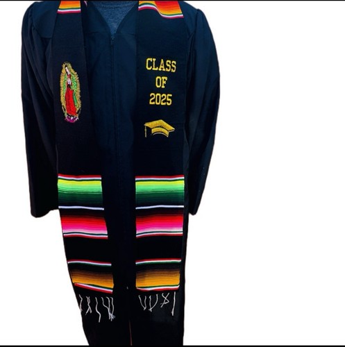 Graduation Stoles Class Of 2025 Embroidered Sash Class Of 2025 - Picture 3 of 3