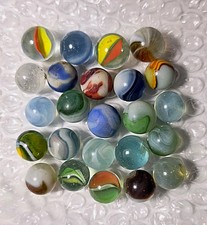 Vintage Marbles Mixed Lot of 25  10 