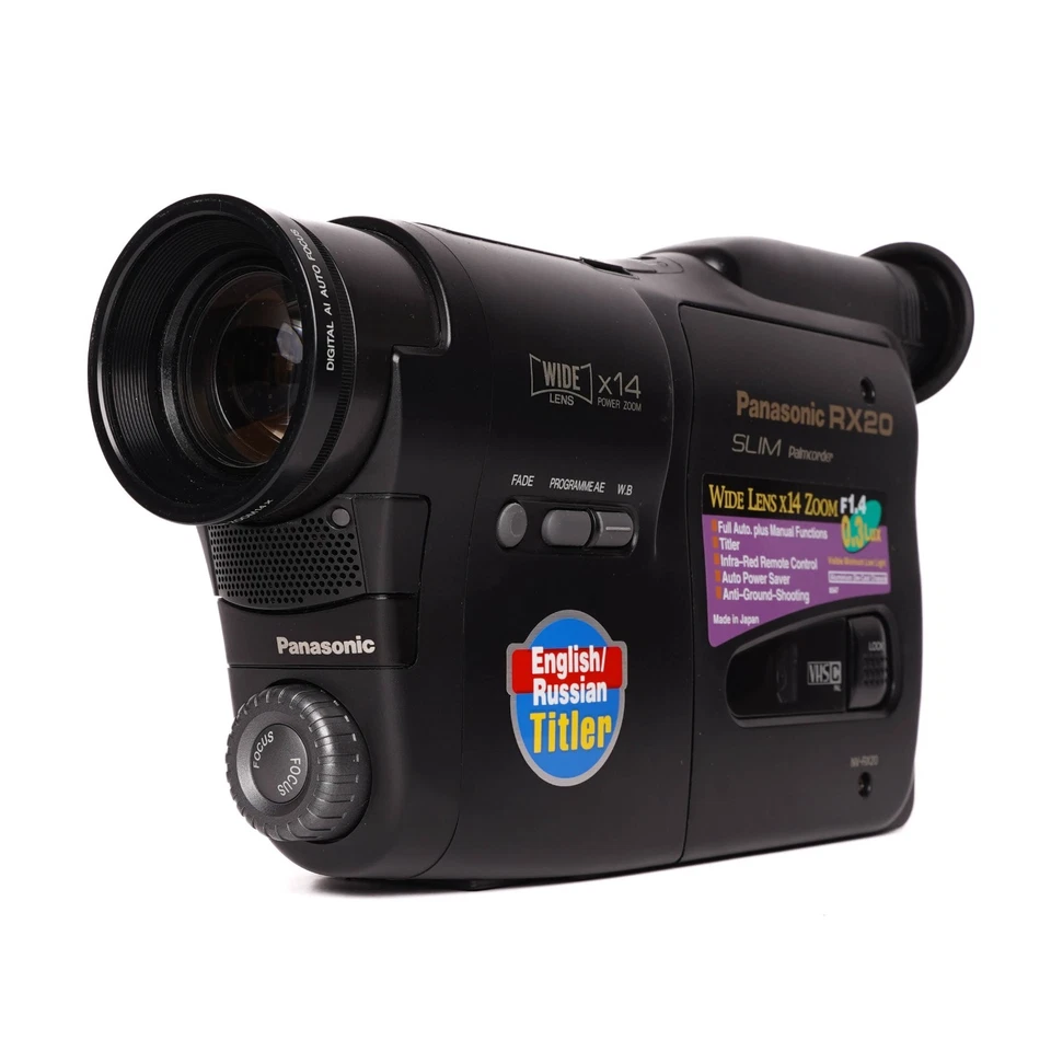 Panasonic NV-RX20EN VHS-C SLIM Palmcorder - Black - FULLY FUNCTIONAL - Image 2 of 4