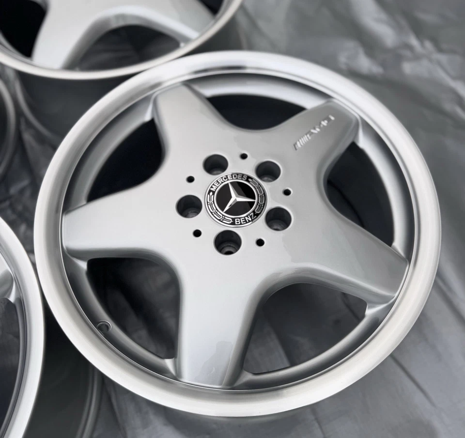 Llantas originales Mercedes Benz BBS AMG 17 pulgadas W124 201 W202 W209 R170 R171 W208 - Imagen 4 de 4