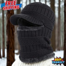 Winter Balaclava Beanie Hat Full Face Mask Windproof Fleece Hood Kniten Warm Cap
