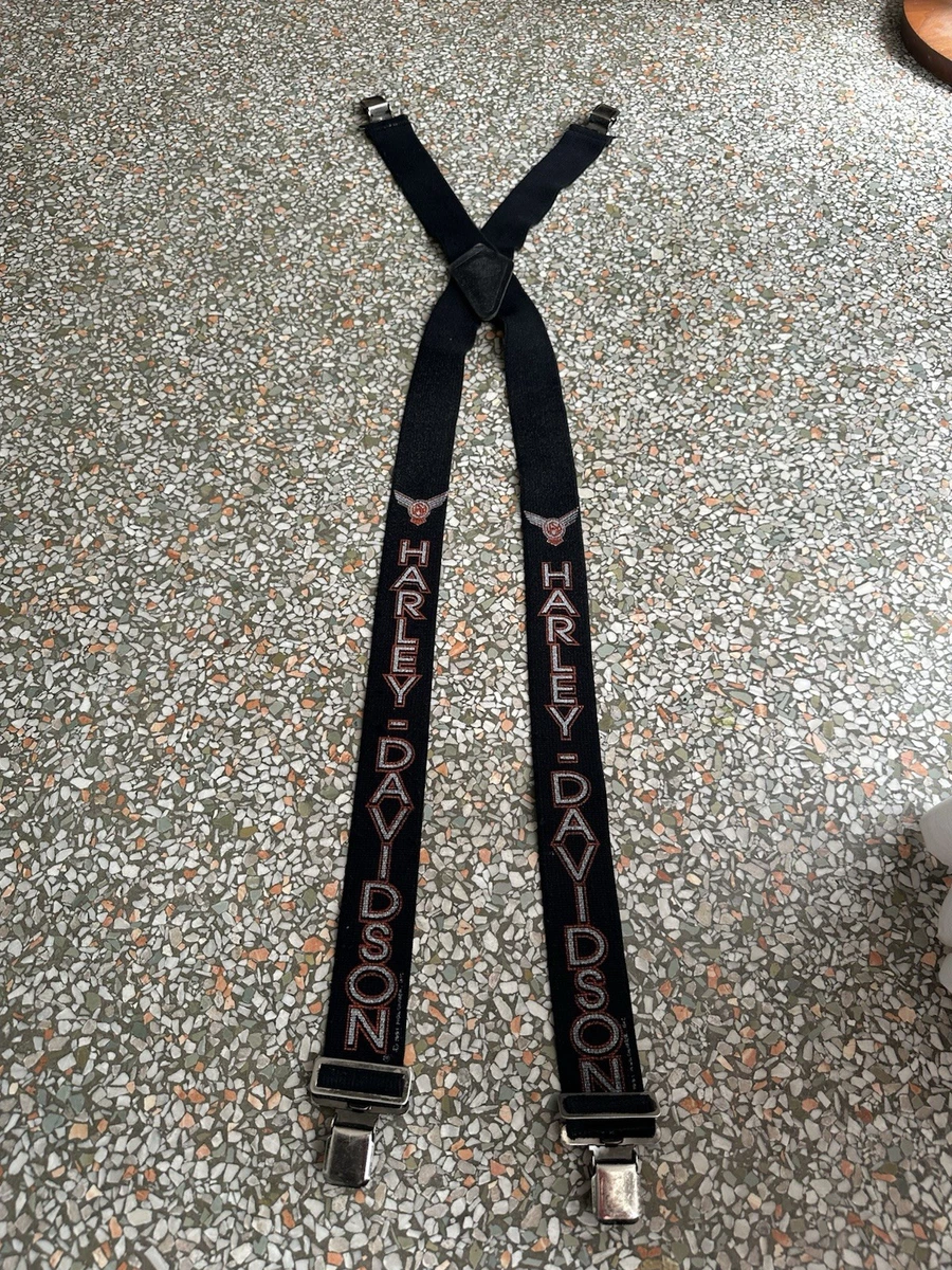 Harley-Davidson Black Elastic Suspenders for Men for sale | eBay