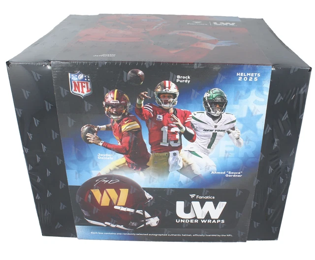 Team Break - 2025 Fanatics NFL Authentic Helmet Under Wraps (Brady, Jayden)