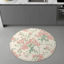 1 Flannel Floor Mat,Retro Party Theme,Anniversary Floor Mat,Floor Mat Suitable