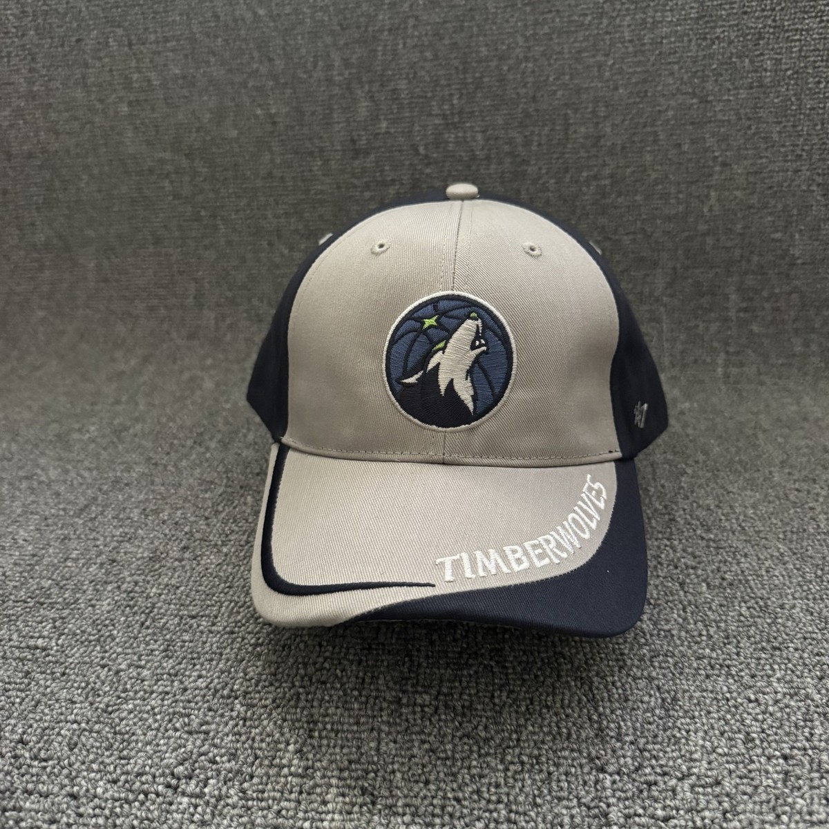'47 Brand Minnesota Timberwolves Strapback Cap Grey Navy NBA Hat
