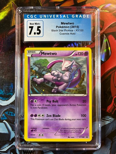 Mewtwo graded CGC 7.5 for sale on eBay