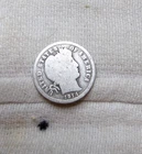 1914 d silver barber dime 10 cents