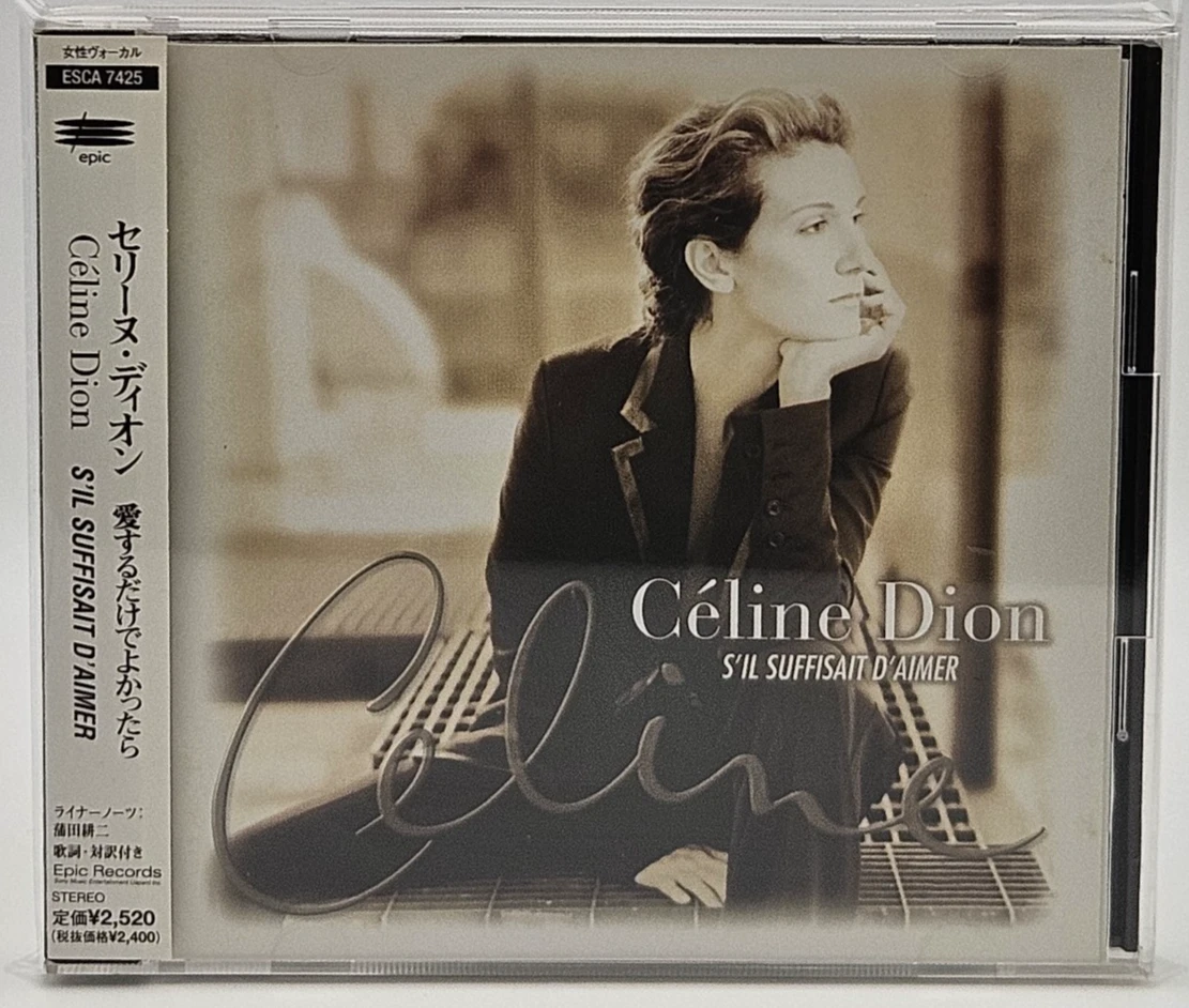 CELINE DION S'il Suffisait D'aimer Japón CD ESCA 7425 con OBI 12 pistas 1999 ...