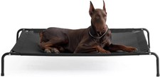 EHEYCIGA XXL Elevated Dog Cot Bed, Raised Outdoor Dog Hammock for Giant Jumbo