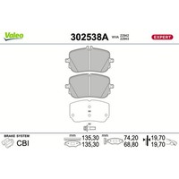 Valeo BremsbelÄGe Satz Vorne Passend FüR Mercedes A-KLASSE B-KLASSE CLA GLA GLB