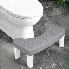 Toilet Stool for Adults, 6.7" Squatting Potty,Non-Slip Bathroom Stool