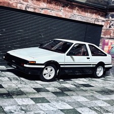 AUTOART AE86 GTAPEX Toyota Sprinter Trueno 1/18 Diecast Model Timepiece