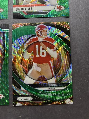 π₯2024 Joe Montana 4 Card Lot- Green Wave Lotπ₯π₯π₯ - Picture 2 of 6
