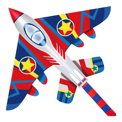 Kinder Drachen 58x42 Zoll Rot Fighter Plane Drachen Outdoor Spaß Zubehör 60m