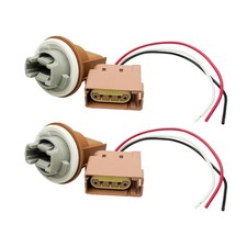 2Pcs 2U5Z13411SA Turn Signal Socket and Pigtail Connector w/Wire Harness Fit for