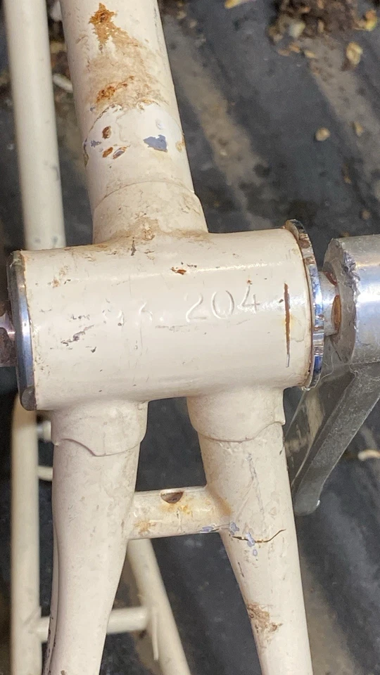 Cuadro de Bicicleta Gitane Vintage con Horquillas Tubo Superior 59cm Tubo Asiento 64cm Foto 3 de 4