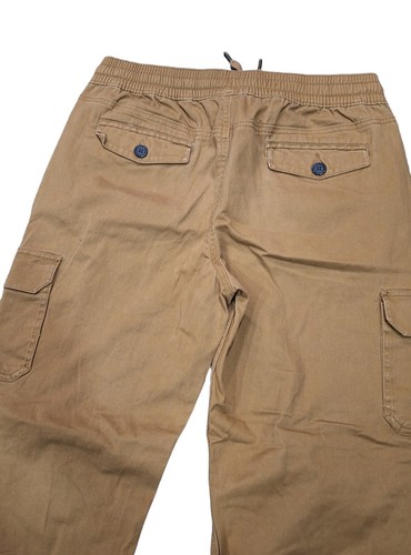Men's Urban Pipeline Jogger Pants Sz Large Khaki Cargo Pockets Plex - Bild 8 von 13