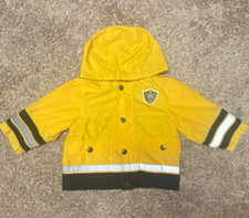 London Fog Oskosh B'Gosh 18M Yellow Fire Rescue Raincoat