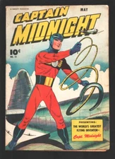 Captain Midnight #31 1945-Fawcett-WWII era issue-Fighting the Japanese-FN-