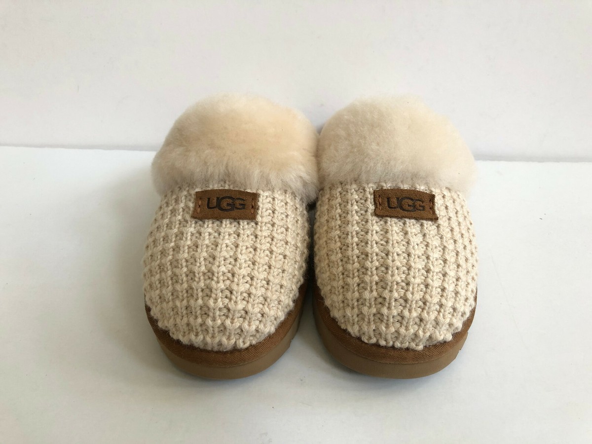UGG Cream Shearling Lined Footwear SZ 12 Mens box 21 Women main image 2