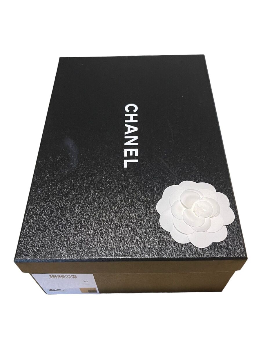 Chanel Large Shoe Box Storage Gift Set Tissue Paper Card 12 Chanel Large Shoe Box Storage Gift Set Tissue Paper Card 12