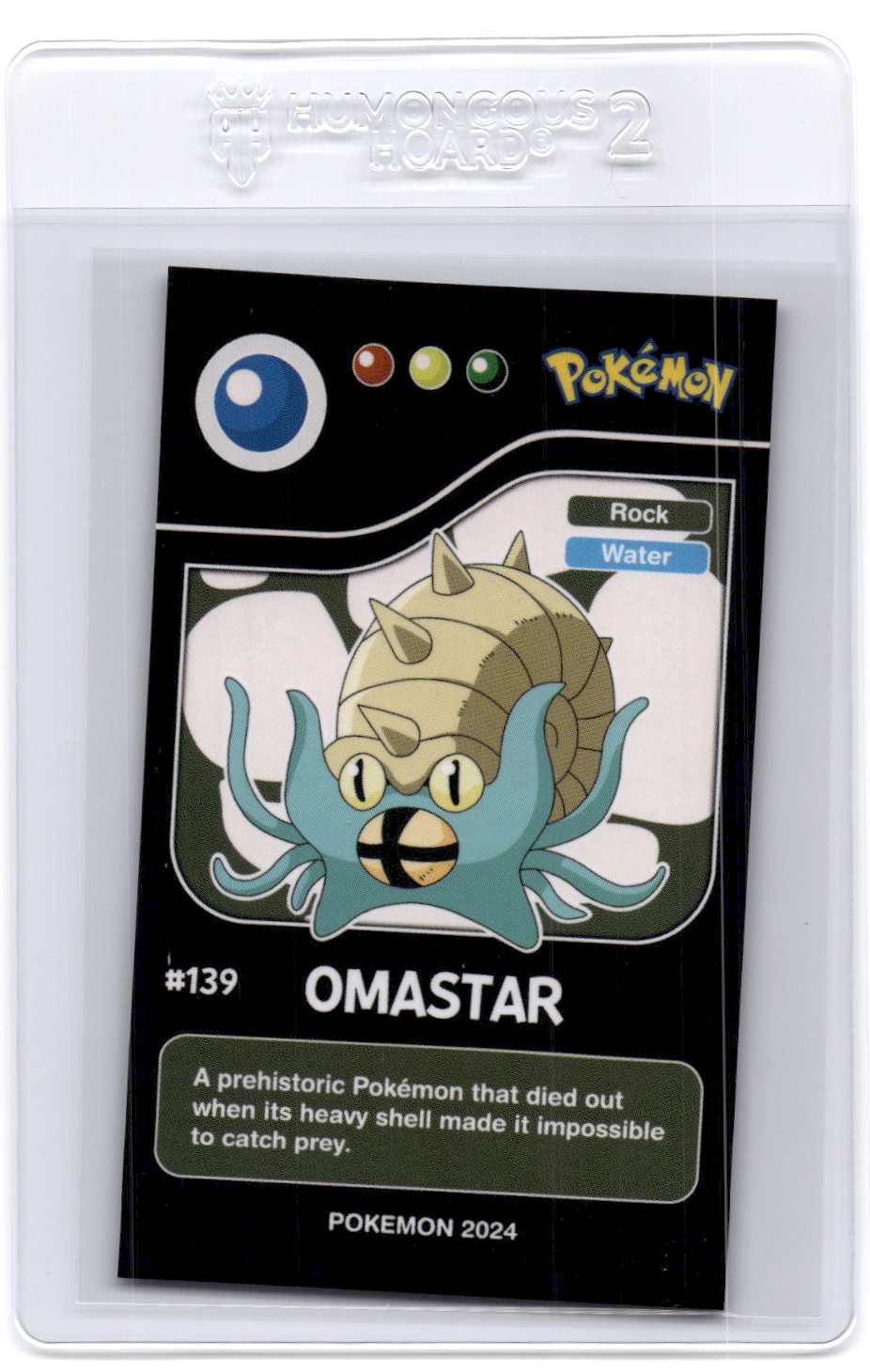 Omastar Pokemon Card