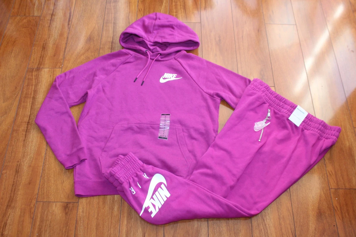 NWT WOMENS NIKE SZ M HOODIE, PANTS SWEATPANTS SWEATSUIT