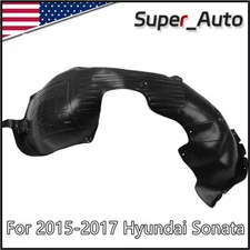 Left Driver Side Fender Liner w/ Clips For 2015-2017 Sonata HY1248154 86811C2000