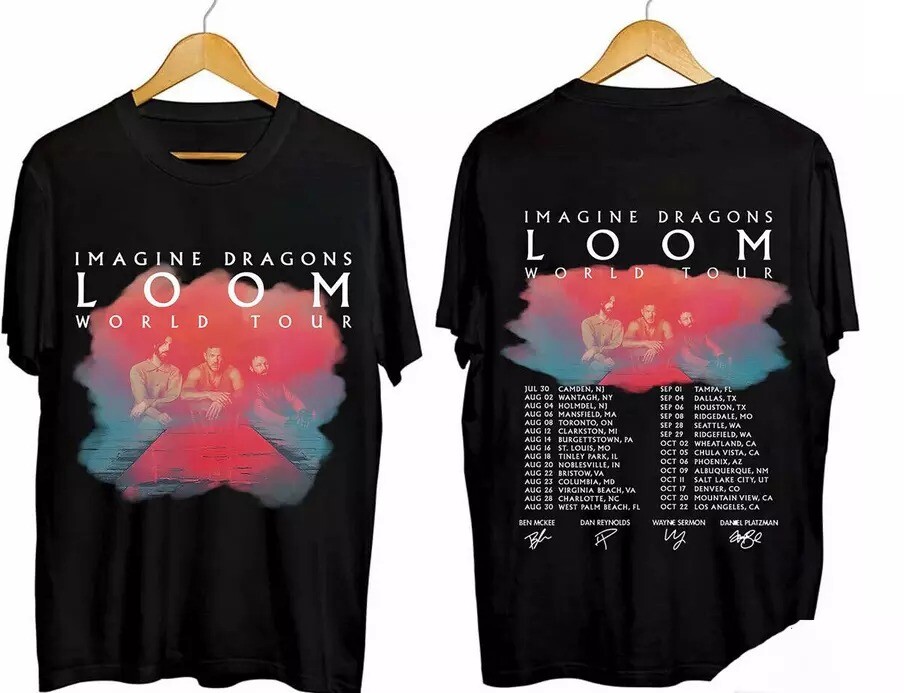 Imagine Dragons - Loom Tour 2024 Signature T-Shirt N2309_11