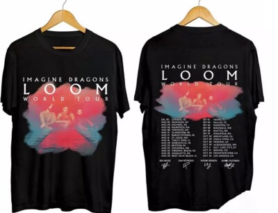 IMAGINE DRAGONS Tシャツ Imagine Dragons Wizard In Color Loom World Tour 2024 Shirts