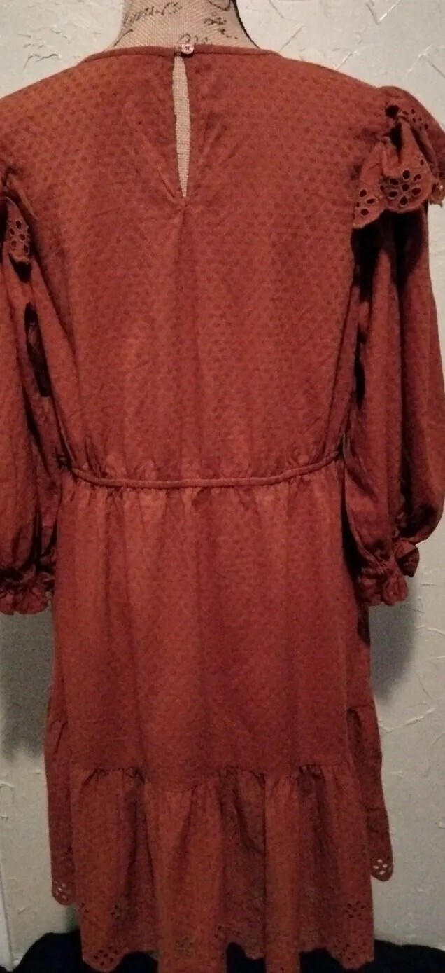 Universal Thread Dress Burnt Orange - image 6