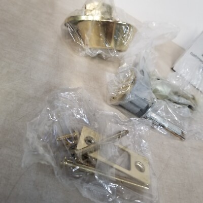 MFS Supply Deadbolt Door Lock Assembly Keys 67767 Polished Brass