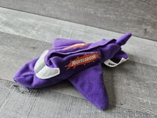 Nickelodeon Airplane Purple Plush with Pocket 1999 Burger King Kids Meal Toy