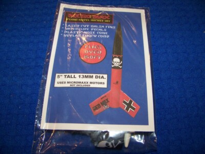 MICRO MAX  MICRO RED DER MAX 5'' Model Rocket KIT NISP! ,HTF! NEW!