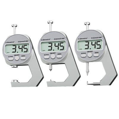 Portable Digital Micrometers Thickness Gauge LCD Display Thickness Measurement