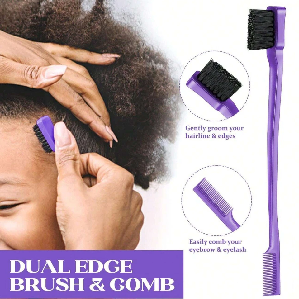 Juego de 6/4 piezas de cepillos desenredantes para el cabello botella de spray para el cabello peinado, limpieza, salones Foto 4 de 4