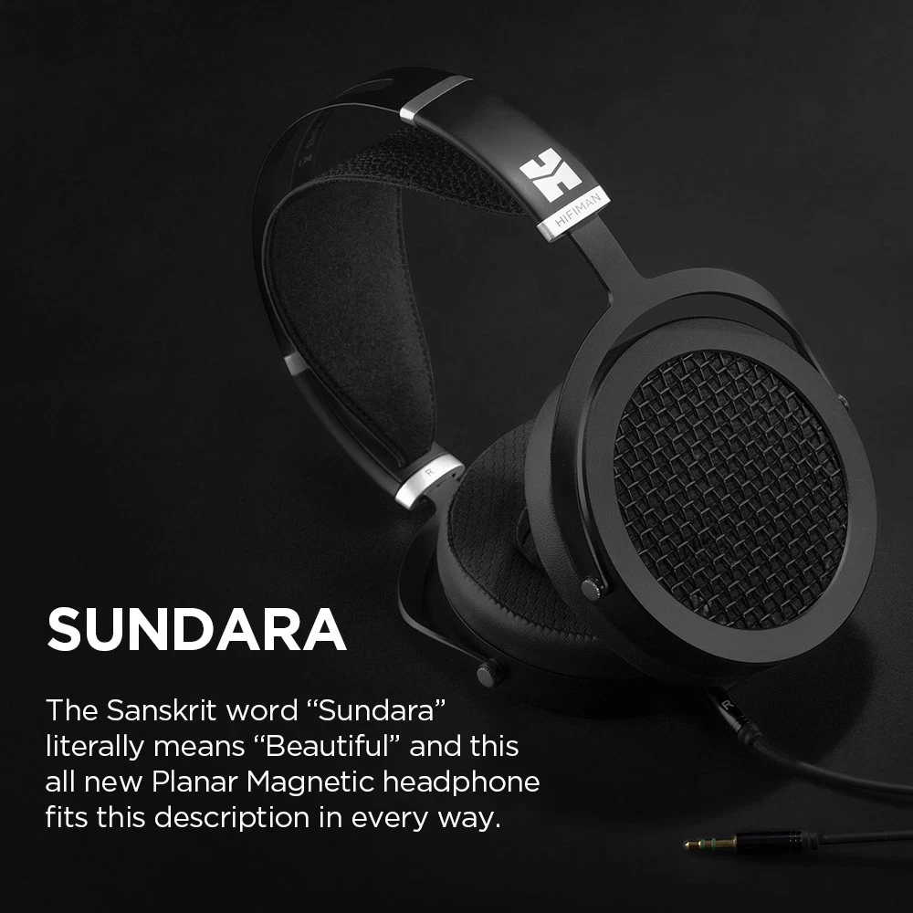 HIFIMAN SUNDARA Over Ear Planar Magnetic Audiophile Headphone Home and  Studio