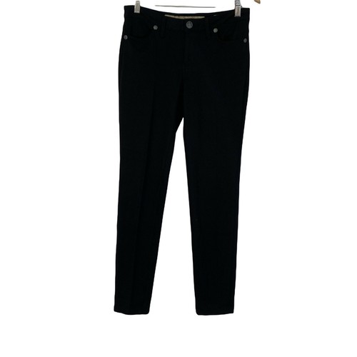 Nine West Womens Black Flat Front 